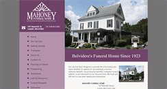 Desktop Screenshot of mahoneyfuneralhome.com